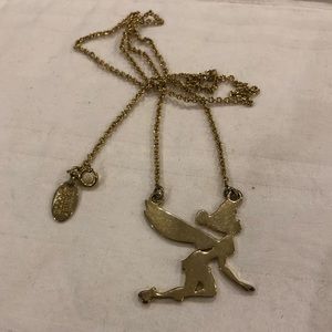 Gold Plated Disney Tinkerbell Necklace